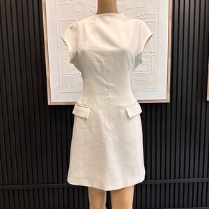 Commense Classic White Mini Dress